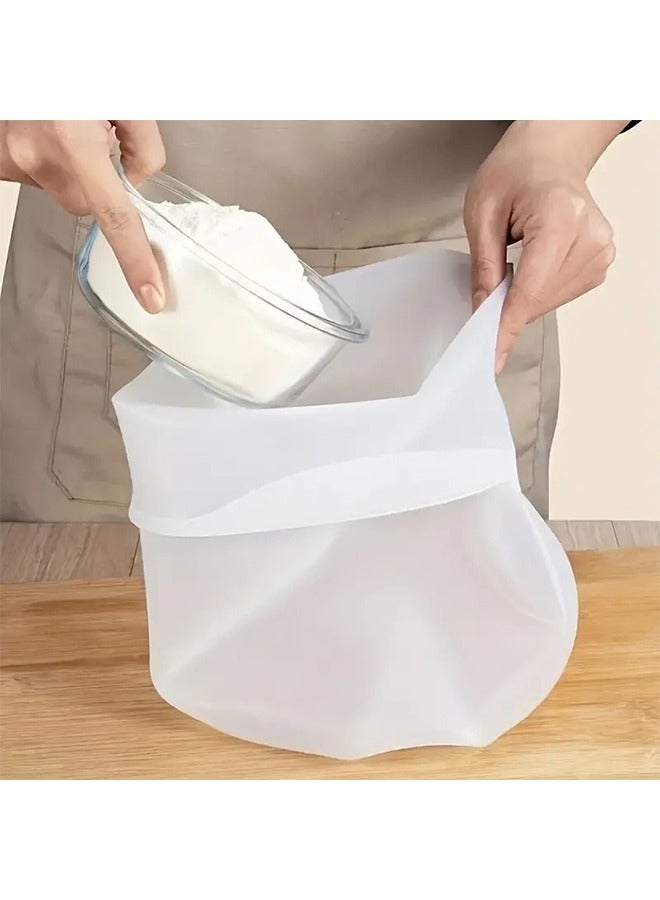 Large Silicone Kneading Bag, Reusable Food-Grade Silicone Bag, Multifunctional Dough Mixer For Bread, PastryAnd Pizza - Image 1